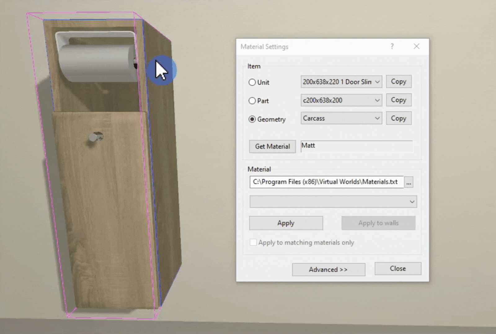 VW_selecting parts in material settings.gif